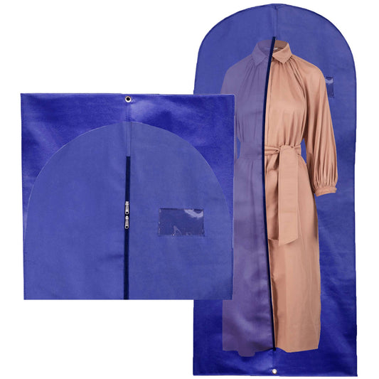 Foldable Long Dress Cover - 54" Blue